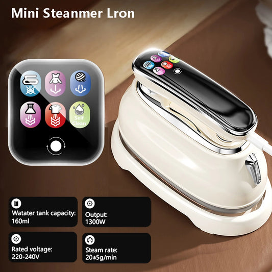 2-in-1 Portable Steam Iron – Vertical & Horizontal, 15-Second Heat-Up