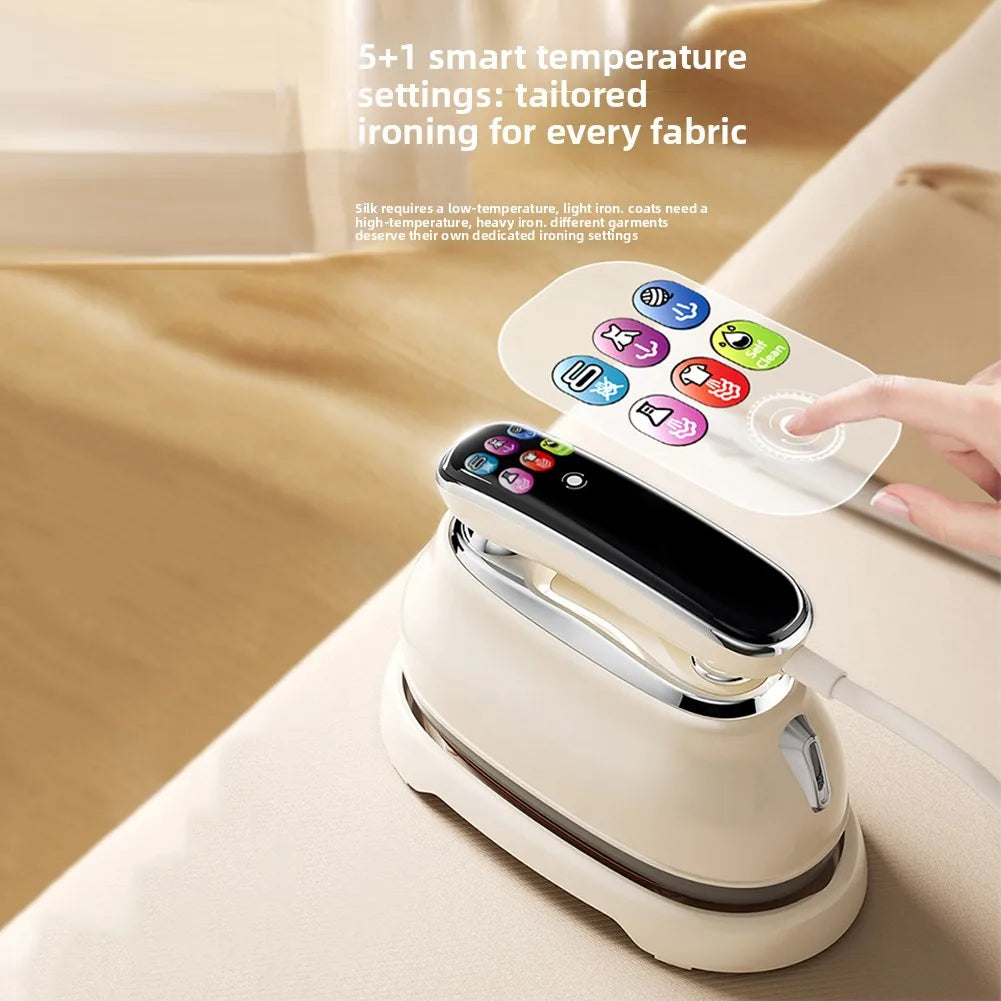 Portable Ironing Machine 2 in 1 Steamer-Iron for Clothes Ultra-Fast Heat-Up Smart Steams Iron Portable Ironing Machine for Home