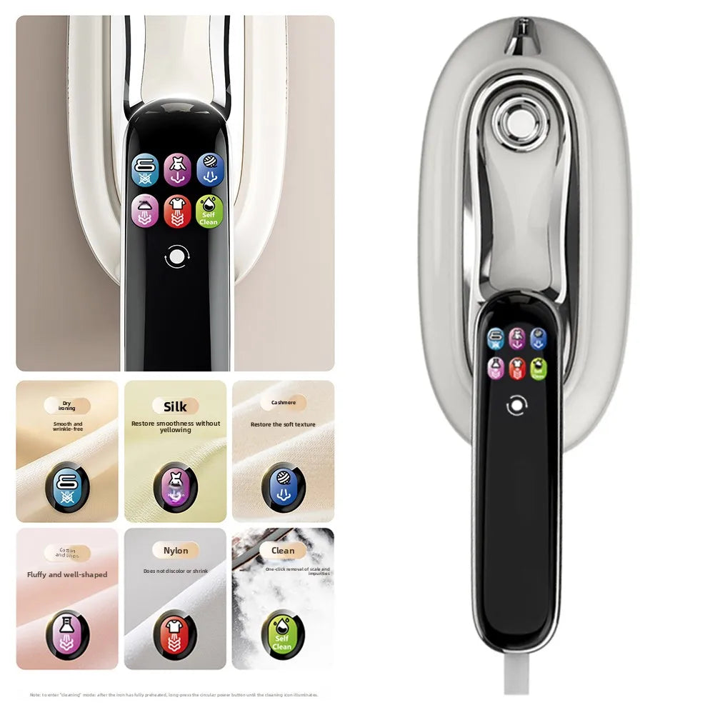 Portable Ironing Machine 2 in 1 Steamer-Iron for Clothes Ultra-Fast Heat-Up Smart Steams Iron Portable Ironing Machine for Home