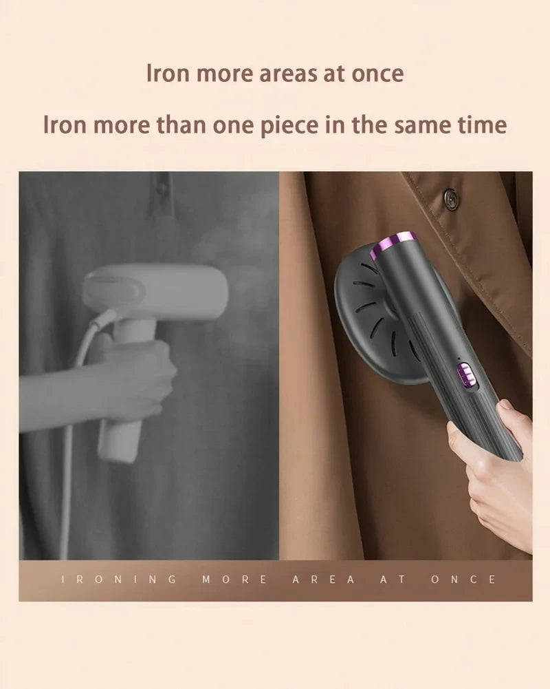Handheld Steamer Iron USB Portable Mini for Clothes Fast Heating Travel Garment Fabric Press Machine with Handle Home Use