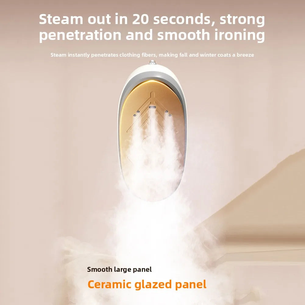 Portable Ironing Machine 2 in 1 Steamer-Iron for Clothes Ultra-Fast Heat-Up Smart Steams Iron Portable Ironing Machine for Home