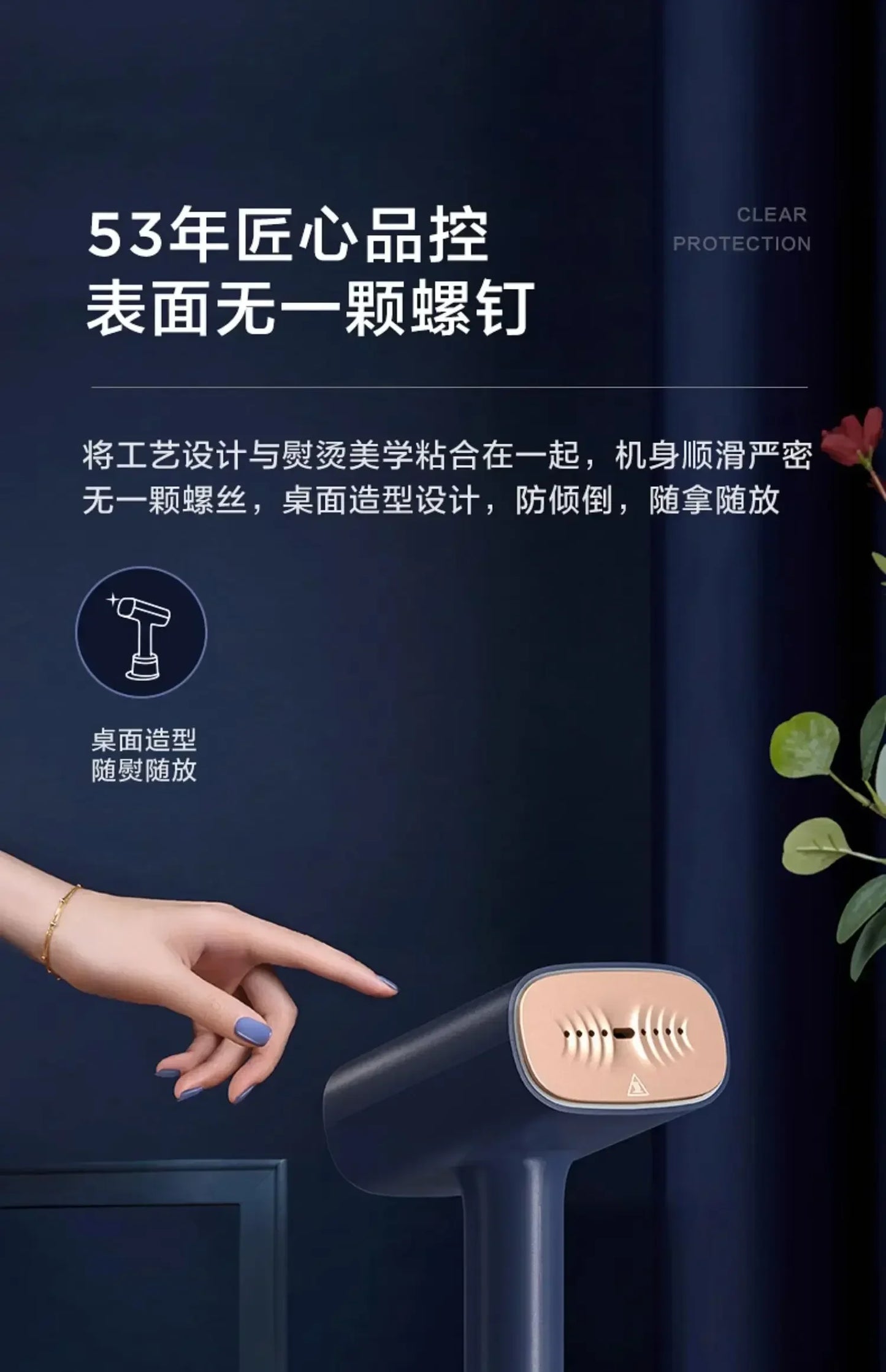 Steam Handheld Garment Steamer Pressing Machines Iron  Small Large Steam and Dry Iron Ironing Clothes Portable  Home Appliances