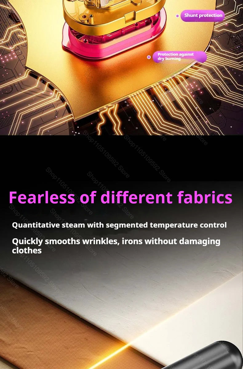 Steam Iron Multi Functional Handheld Garment Steamers Ironing Machine Travel Portable Ironing Machine Garment Ironing Machine