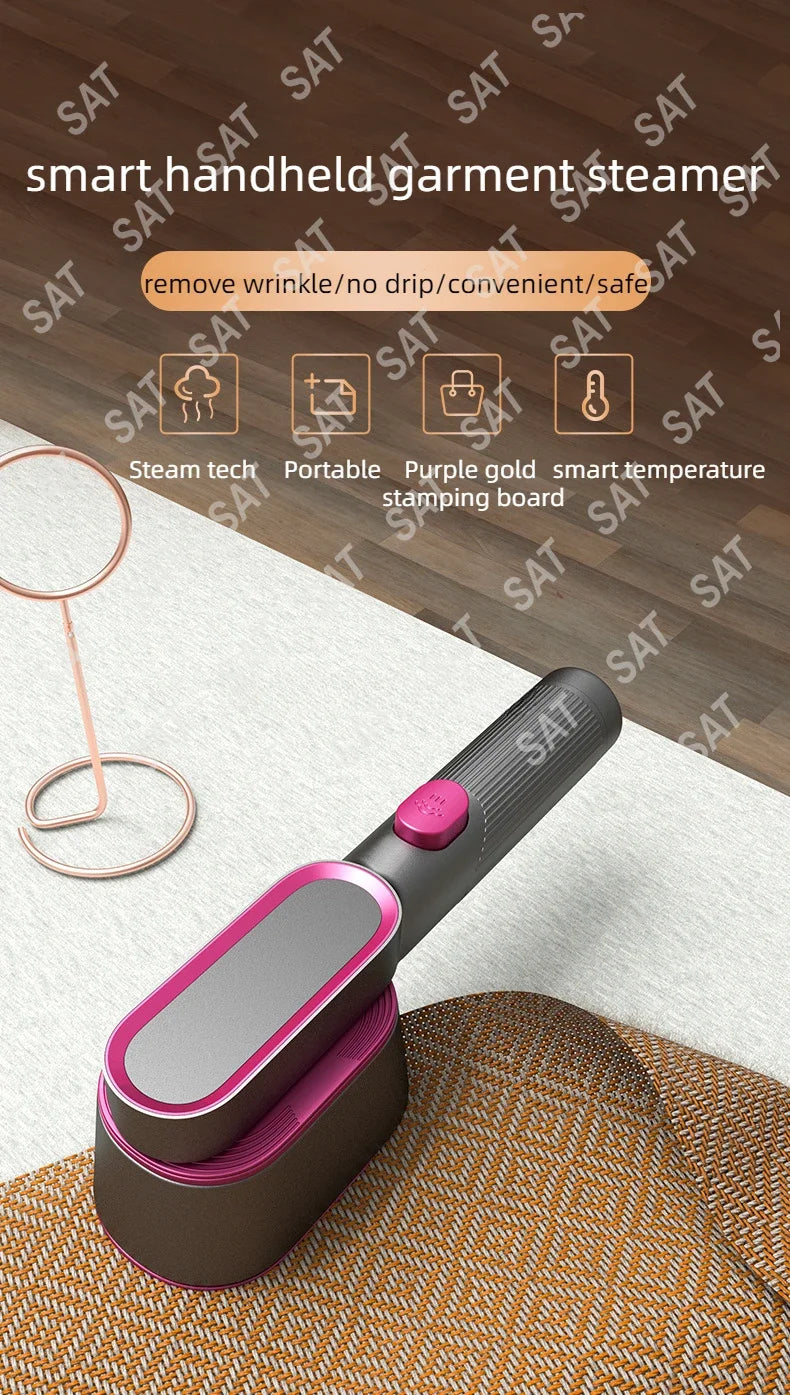 -1000W 2-in-1 Dry Steam Iron And Garment Steamer Electric Handheld For Home And Travel Use US UK Plug