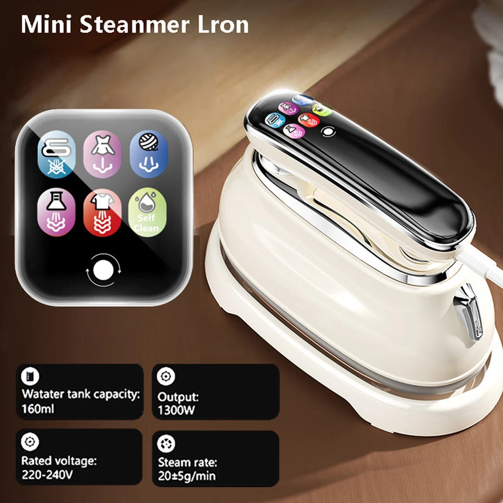 Portable Ironing Machine 2 in 1 Steamer-Iron for Clothes Ultra-Fast Heat-Up Smart Steams Iron Portable Ironing Machine for Home